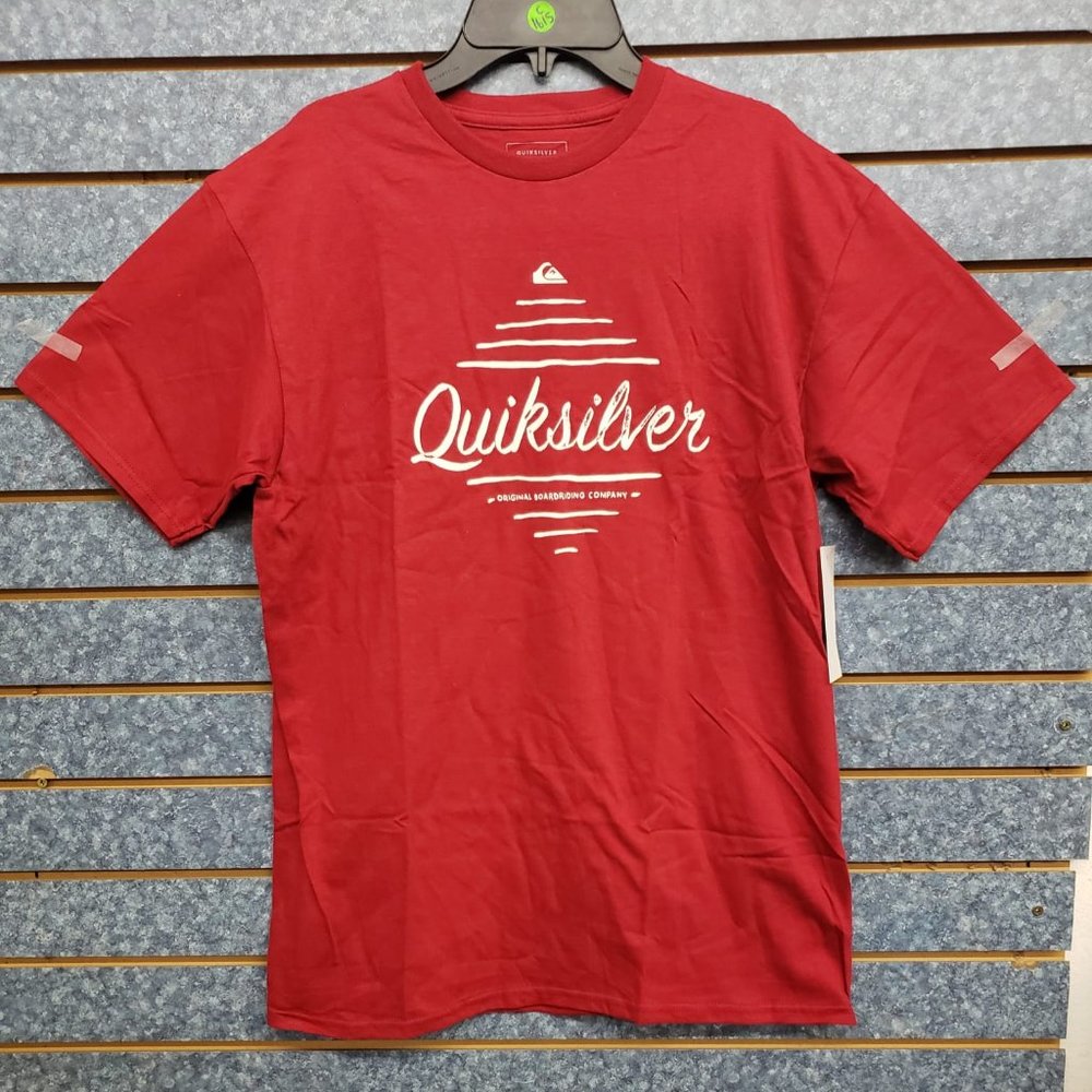 QUICKSILVER RED SHIRT SZ M